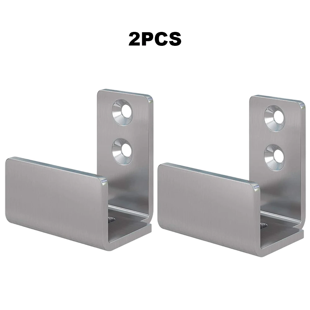

2PCS Barn Door Floor Guide Stainless Steel Wall Mounted Sliding Door Bottom Guide Door Slide Rail Mechanism Furniture Hardware