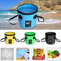 12l20l waterproof water bags folding bucket portable outdoor foldable bucket water container collapsible fish washbasin bucket