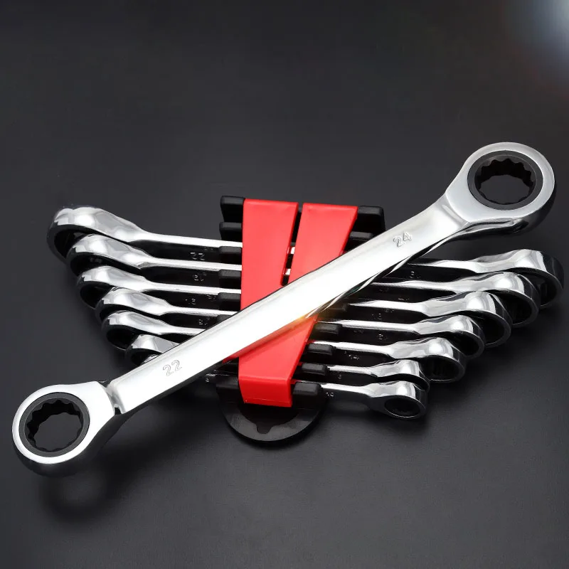 Гаечный ключ с храповым механизмом двойного назначения быстроразъемный