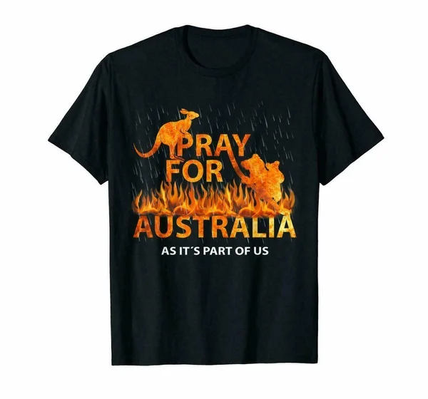 

Pray For Australia As It's Part Of Us Save The Wild Animals Black T-Shirt T Shirt
