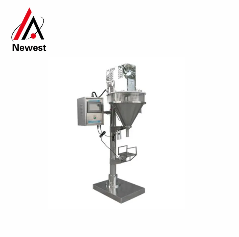 Полуавтоматическая машина для наполнения сухого порошка с винтовым фидером/Vtops