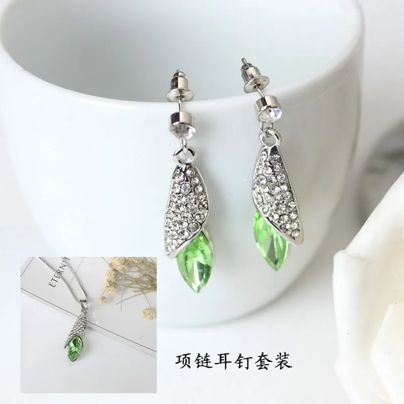 Женские Геометрические Серьги серебряного цвета 2 Длинные свадебные