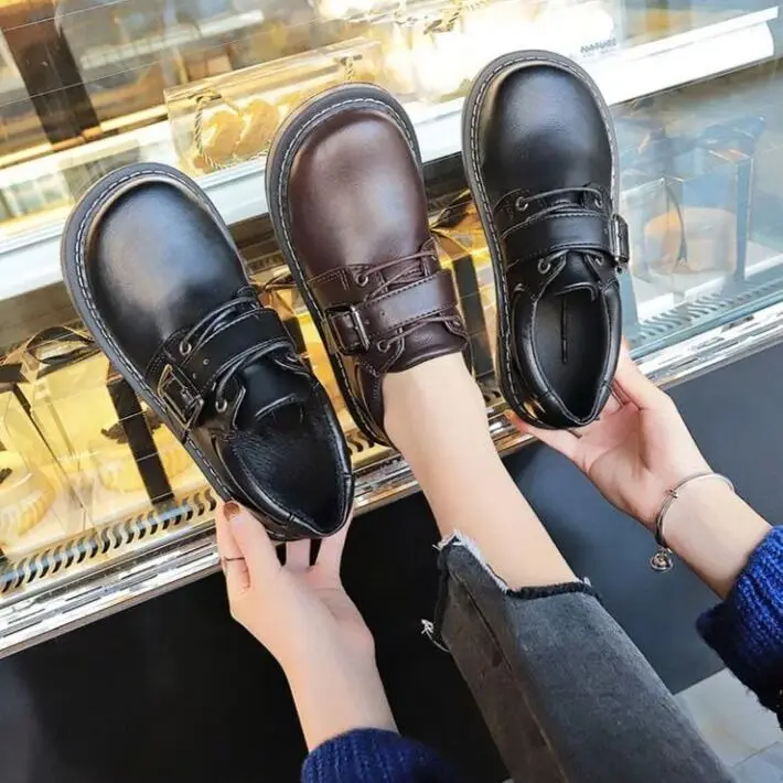 

Platform Shoes School Uniform Shoes Jk Student Shoes Girls Women Lolita Shoes Girl Round Toe Lolita Mary Janes Vintage Oxford