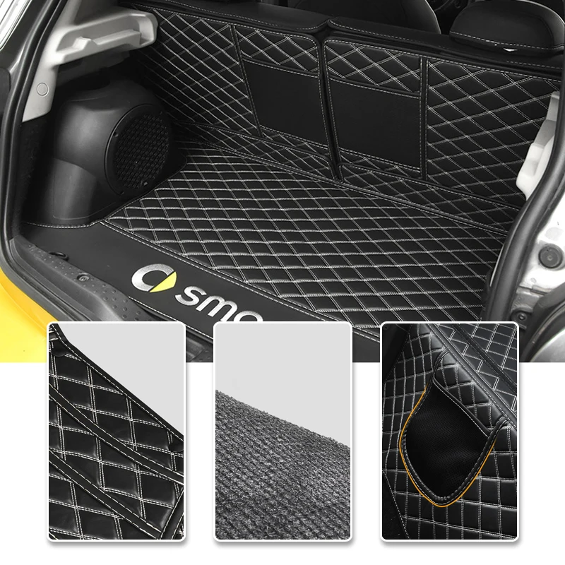 Коврик для багажника автомобиля защитный ковер Smart Fortwo Forfour W451 W453 коробка