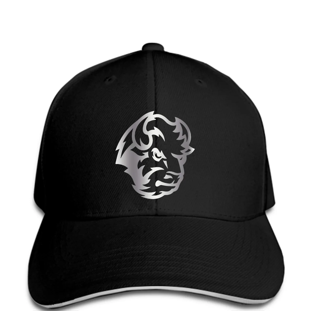 Мужская бейсболка Ndsu Bison 1 с платиновым логотипом Спортивная быстросохнущая
