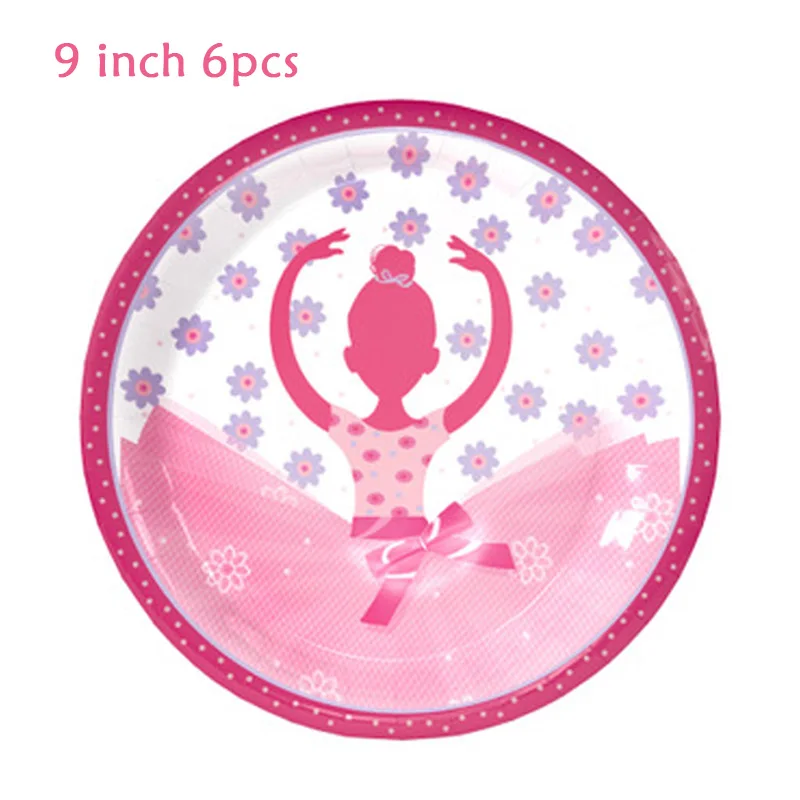 31 шт./компл. балетные костюмы для девочек тема одноразовая посуда украшение на