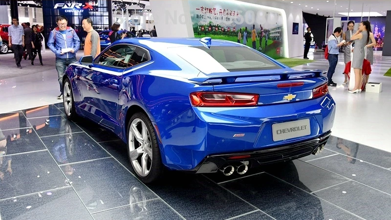 Автомобильные аксессуары ABS пластиковый Неокрашенный цвет задний багажник крыло губы крыша автомобильный спойлер часть для Chevrolet Camaro