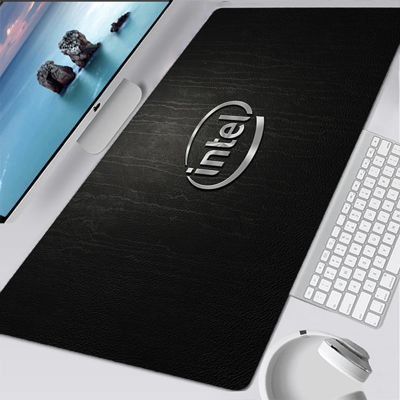 Mouse Pad Large Customized Intel XXL PC Computer Desk Mat Gamer Office Carpet Keyboard Table Gaming Accessories Mousepad