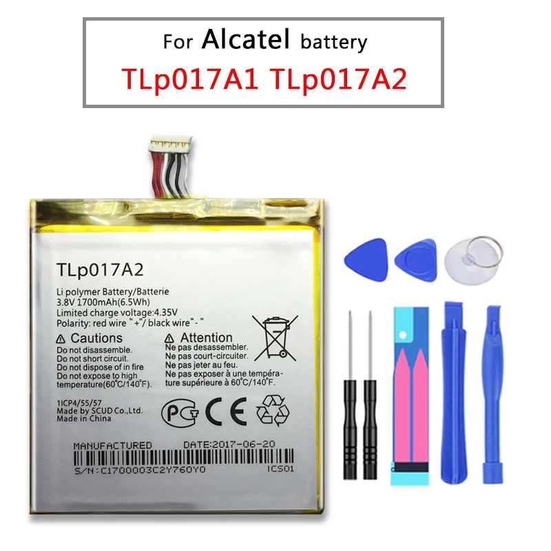 Аккумулятор 1700 мАч TLp017A1 TLp017A2 для Alcatel One Touch Idol Mini OT 6012A 6012E 6012W|Аккумуляторы