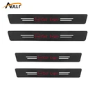 4 шт. двери автомобиля Стикеры пленка подоконник пластина из углеродного волокна кожа авто Краски защита против царапин потертости педали гвардейский Обложка Универсальный