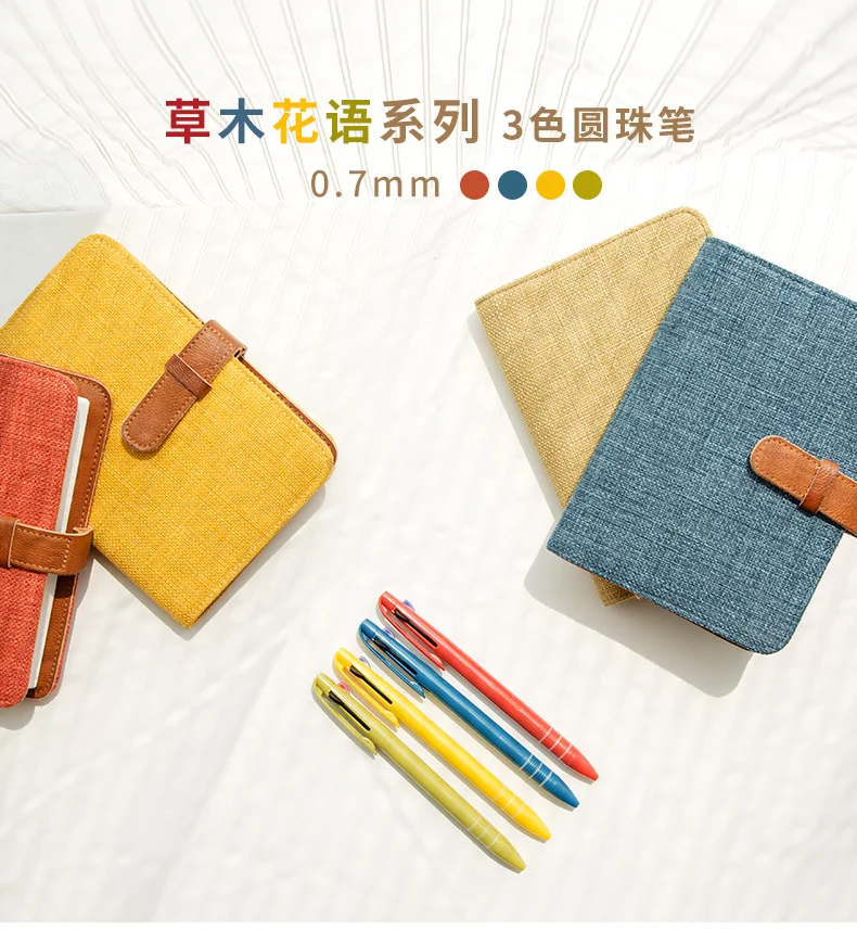 Новинка года! многофункциональная ручка 3 в 1 xiaomi kinor, 3 цвета, 0,7 мм, черный, синий, красный стержень сменный гелевый карандаш, гладкое письмо для офиса, студента
