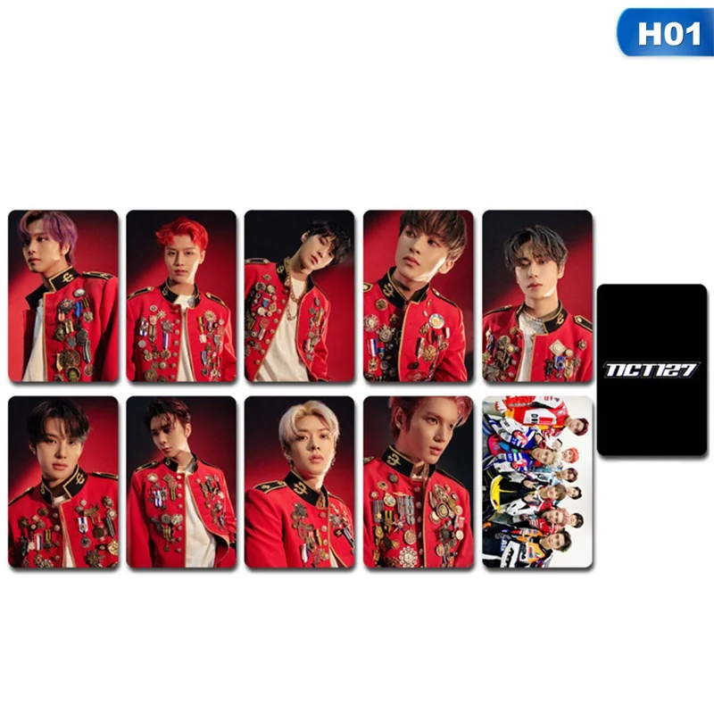 

10Pcs/Set Kpop NCT127 Photo Card Fashion New Album Photocard High Quality HD Photo For Fans Collection