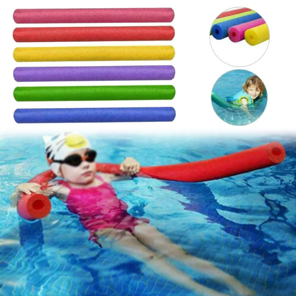 

Swimming Floating Foam Color Foam Sticks Swim Pool Hollow Floats Noodle Aid Floating Sticks 6.5 X 150cm Water Sports Supplies