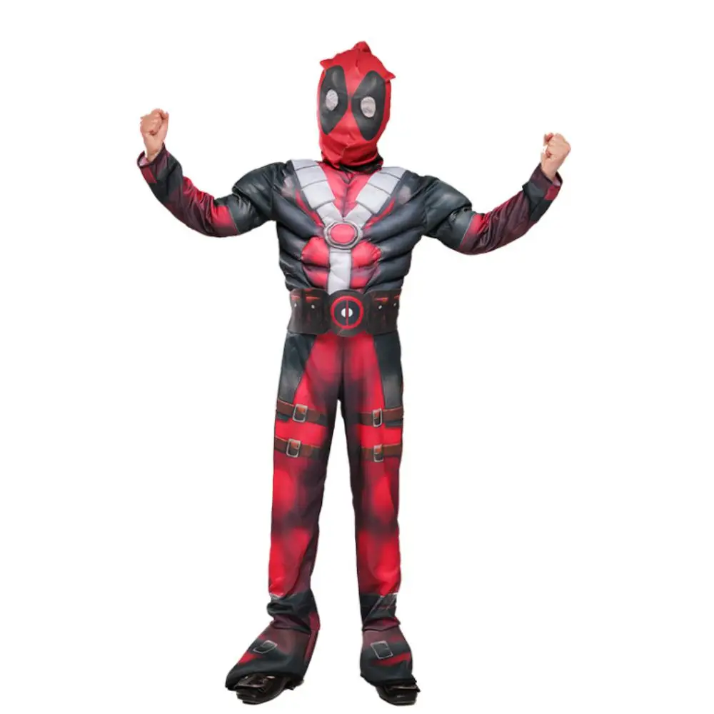 Костюм дедпула супергероя marvel полный головы Косплей 2019 |