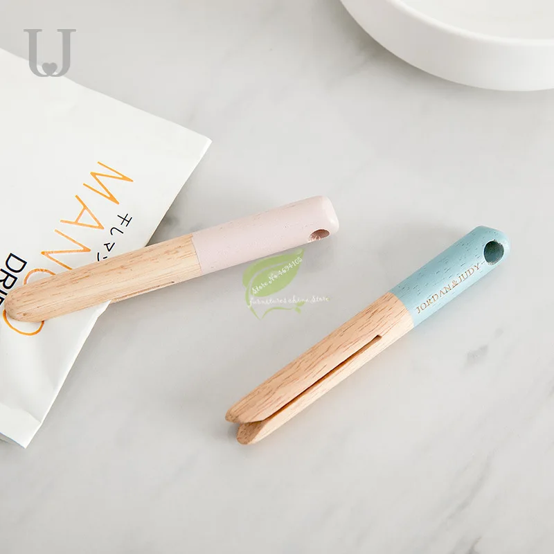 Умный домашний мешок для еды homeSmart зажим резиновый деревянный сохранения влаги