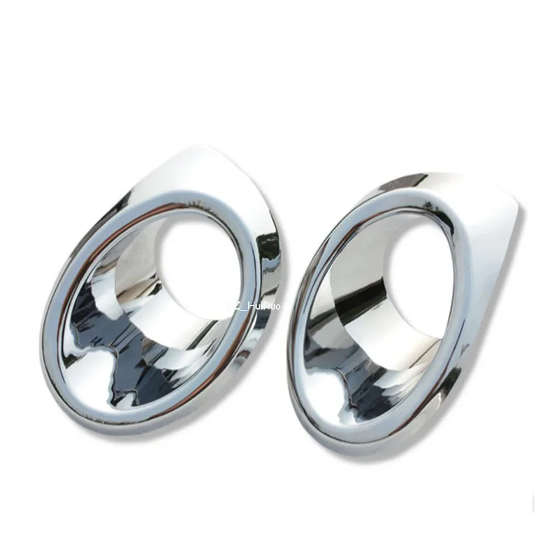 2 шт. передние противотуманные фары светильник лампы Накладка для Peugeot 3008 2013 ABS