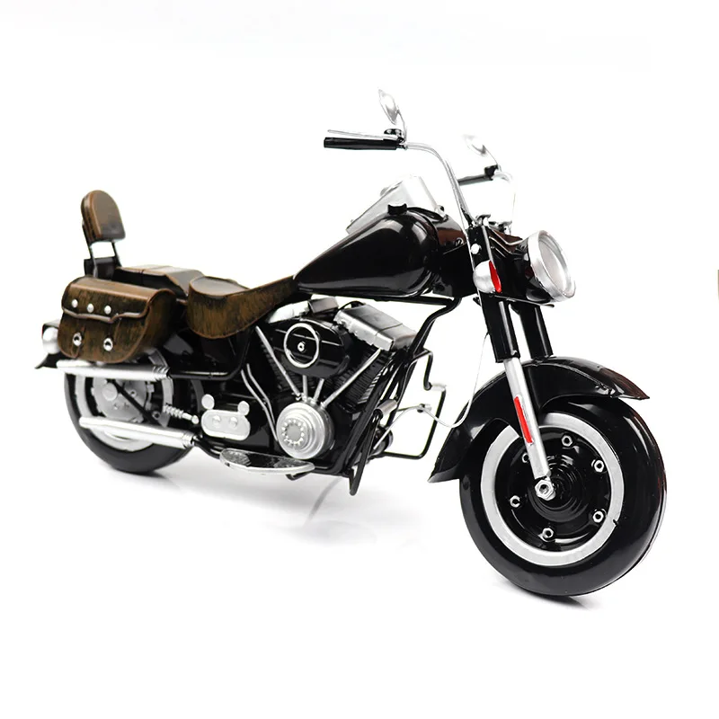 

Simulation TOURING Motors Diecast Tin Handicrafts Retro Nostalgia Bar Office Desktop Decoration Ornament Sculpture Gift