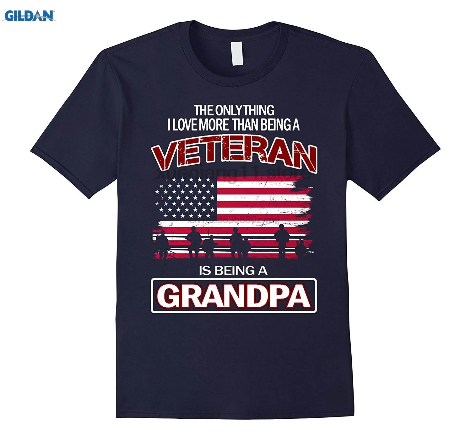 

Mens best tshirt for veteran grandpa