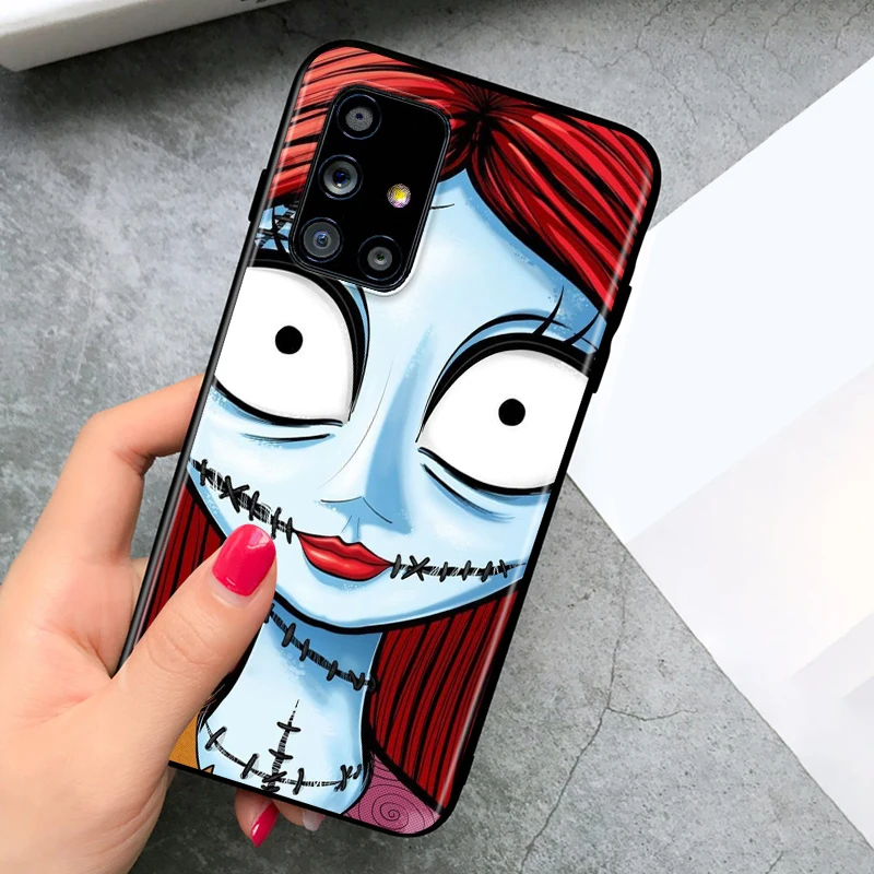 

The night christmas for Samsung Galaxy A91 A81 A71 A72 A51 A52 A42 A41 A31 A21 A12 A11 A01 UW Black Phone Case