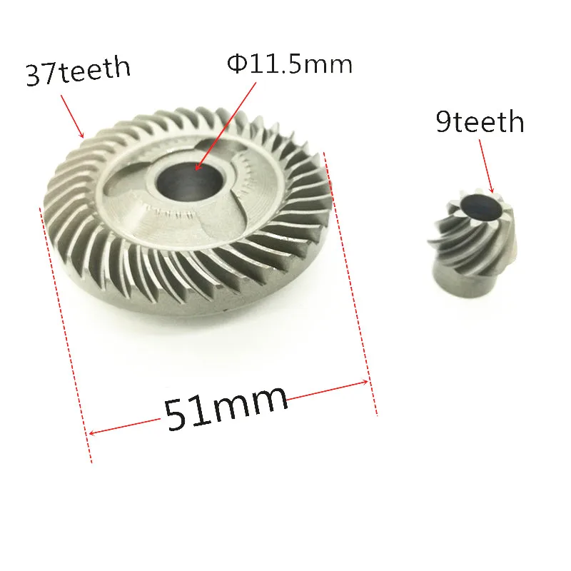 Спиральная коническая шестерня для bosch 150 GWS1000 GNF35CA 1806A AG60-125 AG60-125PD GWS17-125CIT GWS17-150CI GWS19-150C