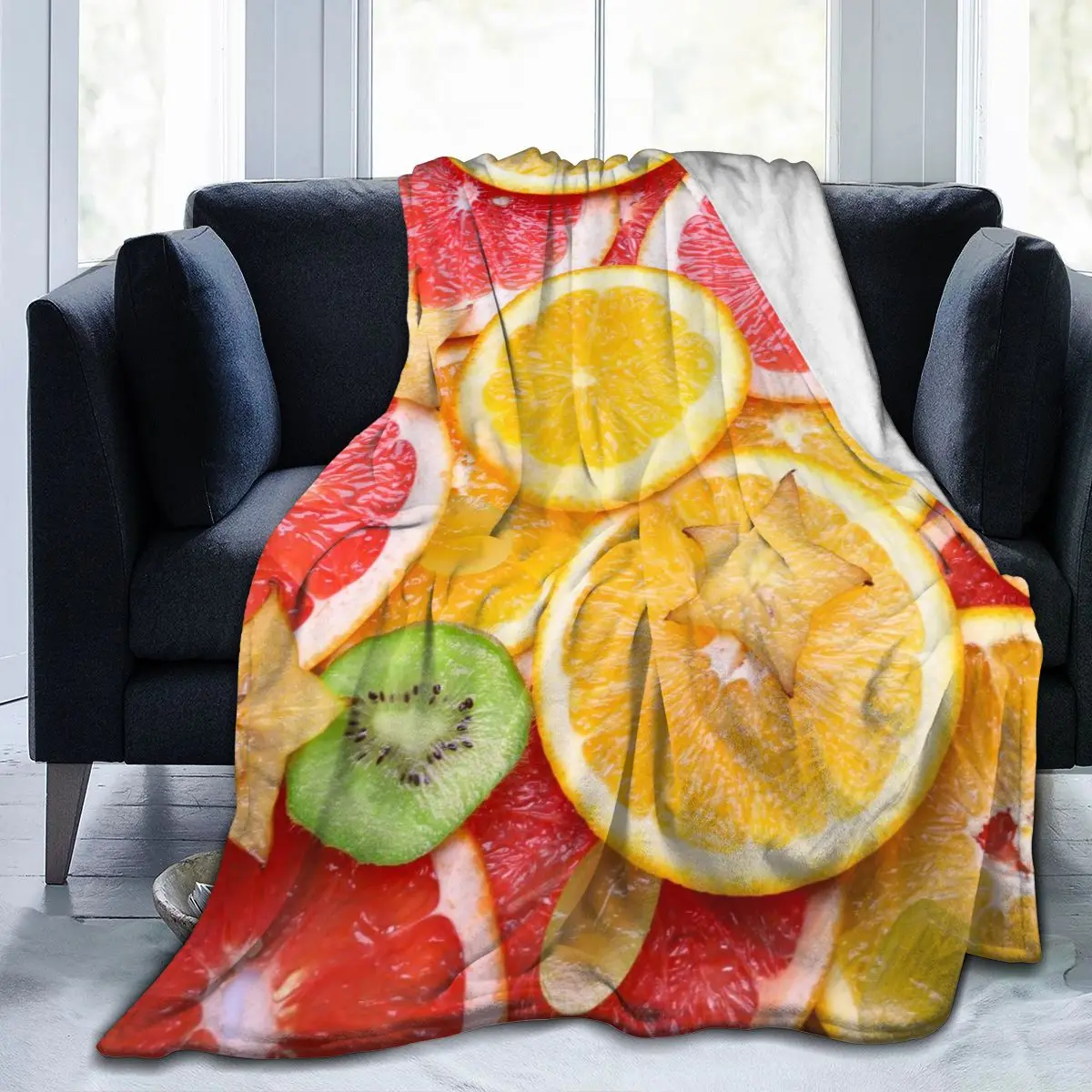 

Manta de franela estampada с персональным в 3D, ropa de cama suave, cubierta de cama, decorar textil para el доме, Limon,