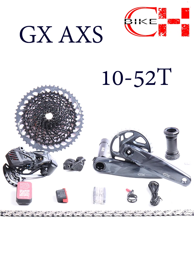 

SRAM GX EAGLE AXS 1X12 Speed DUB MTB Bike Kit Bicycle Electronic Wireless Derailleur Groupset 10-52T Cassette XD Freewheel