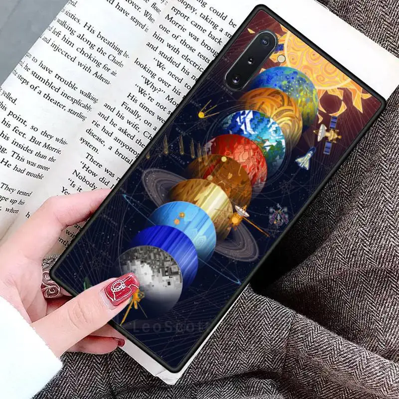 

Space Planet Phone Case For Samsung Galaxy S8 S9 S10 Plus S10E Note 3 4 5 6 7 8 9 10 Pro Lite cover