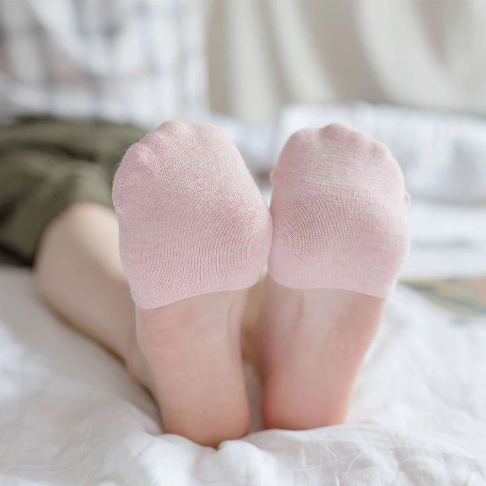 

New Woman Summer Forefoot Socks Thin Cotton Sweat Non-Slip Slippers High Heels Invisible Cotton Breathable Half Foot Socks