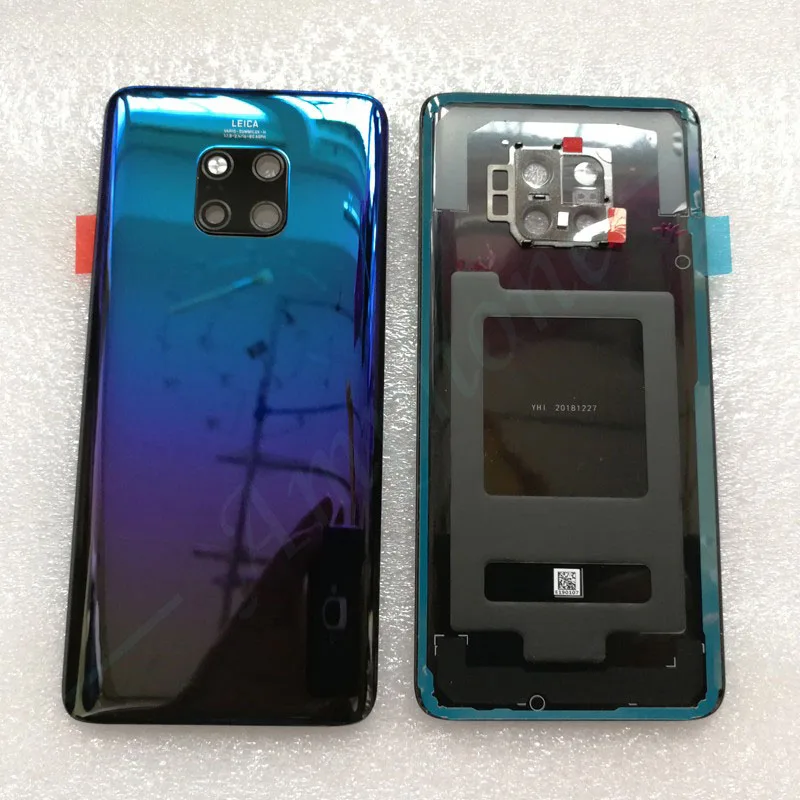 Оригинальная задняя крышка из закаленного стекла для Huawei Mate 20 Pro запасные части