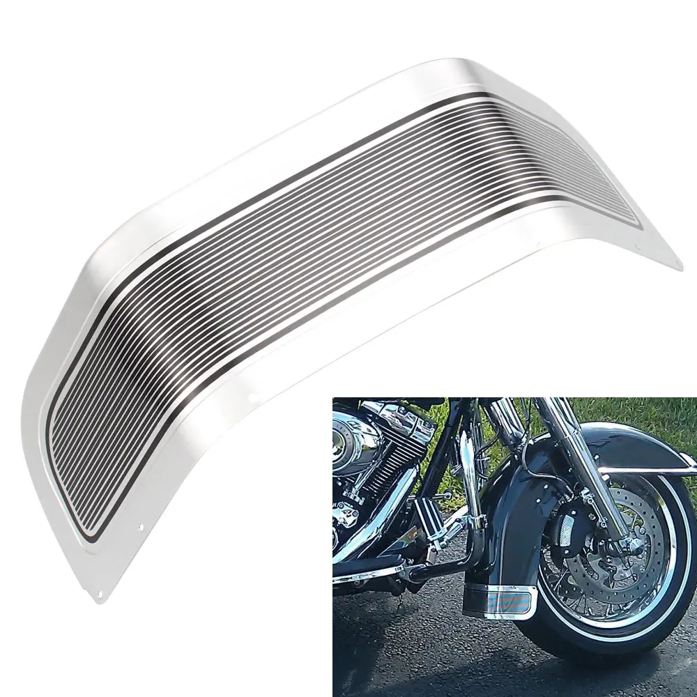 Переднее крыло защита юбки отделка акцент для Harley Electra Tri Glide Road King Ultra Limited 2014 позже