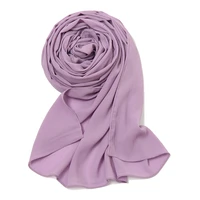 little dot wrinkled chiffon muslim hijabs casual fashion womens headscarf plain color islamic headwrap scarf 180x70cm