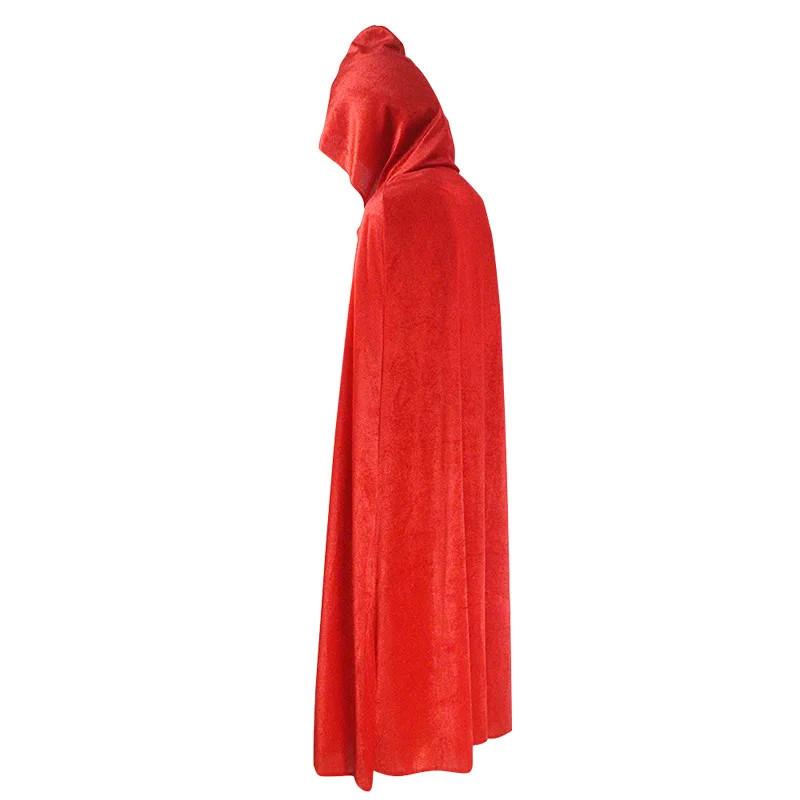 

Cosdaddy Halloween Cloak Women Men Velvet Plush Cloak Cape Party Club Dress up vampire Witch Gown Hooded