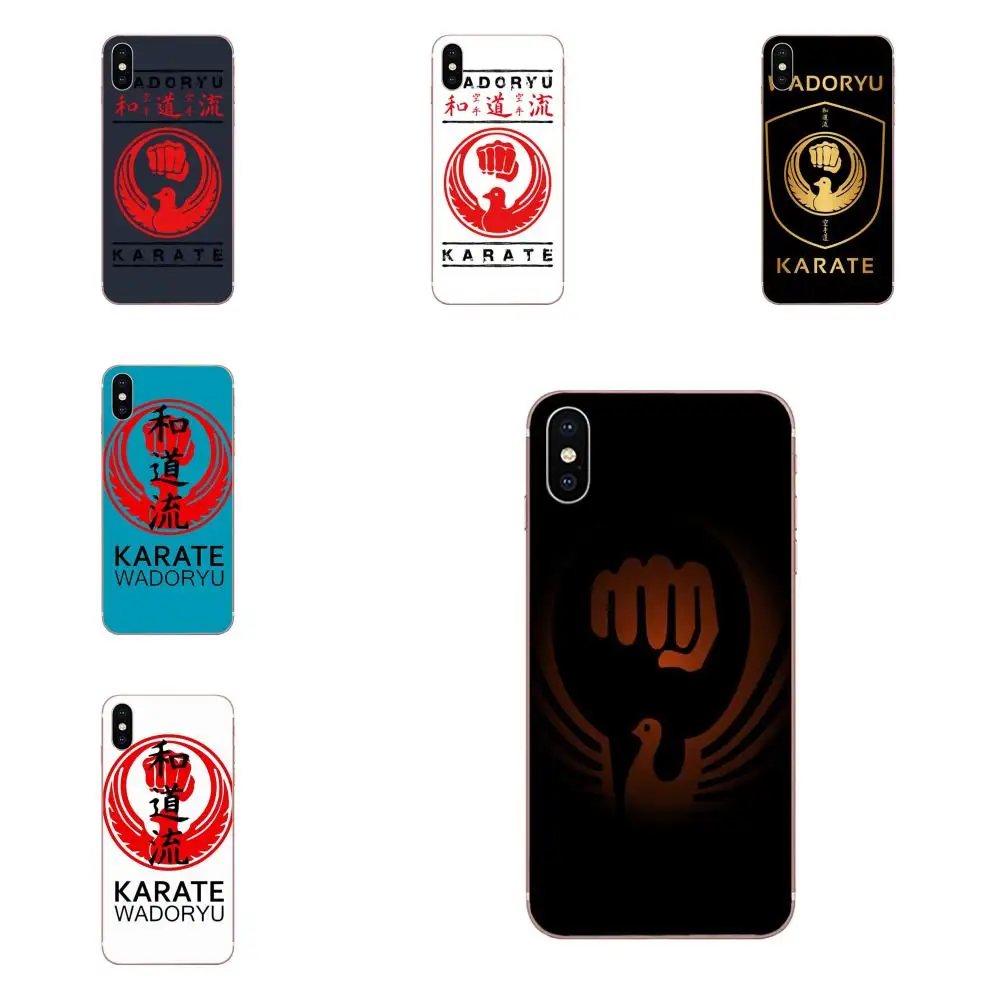 Каратэ Wadoryu Wado Ryu каратэ печать для Apple iPhone 4 4s 5 5C 5S SE 6 6S 7 8 Plus X XS Max XR резиновый мягкий