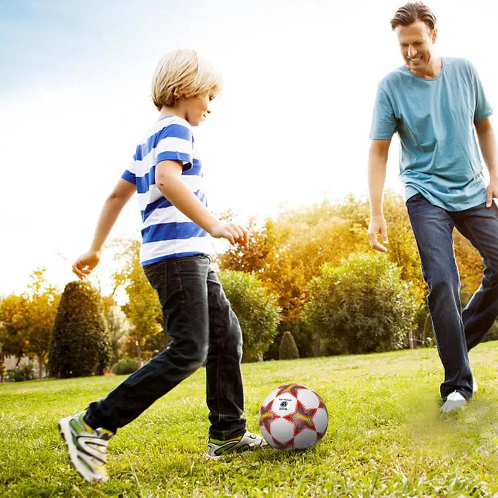 Тренировочные футбольные мячи с пентаграммой классический размер 345 для