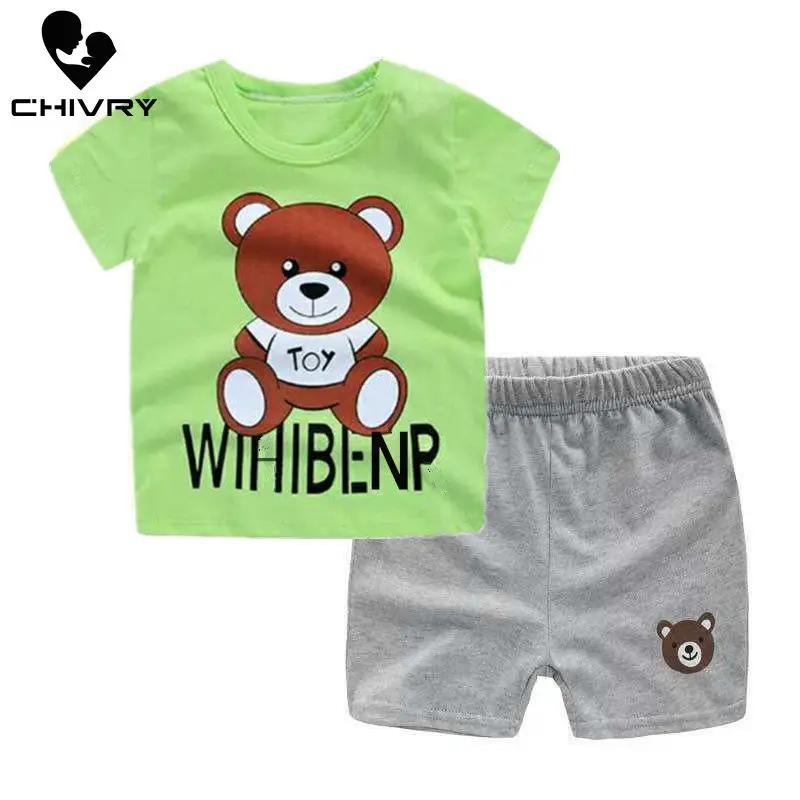 Новый 2020 наборы детские для мальчиков летняя футболка с короткими рукавами и