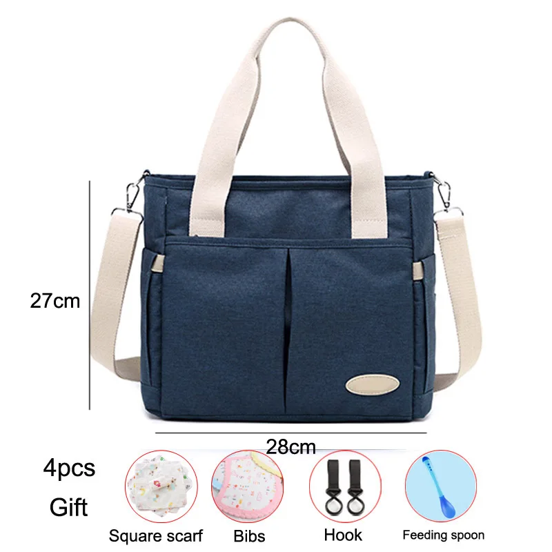 Dark blue SeckinDogan, детские подгузники, сумка для мамы, сумка для коляски, большая емкость, изоляционная сумка для кормления, Полиэфирная Сумка для подгузников, Органайзер - Цвет: Dark blue