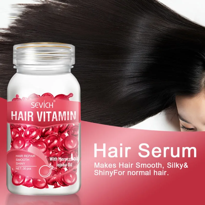 

1pc Hair Vitamin Capsule Keratin Complex Oil Smooth Silky Repair Damaged Hair Serum New