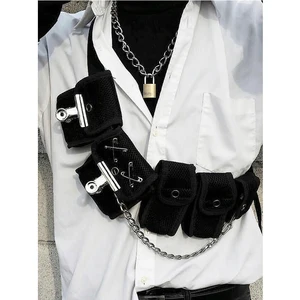 Поясная сумка для мужчин, женщин, мужчин, сетпосылка Ая тактическая Сумка С 5 Карманами, в стиле хип-хоп, 2019