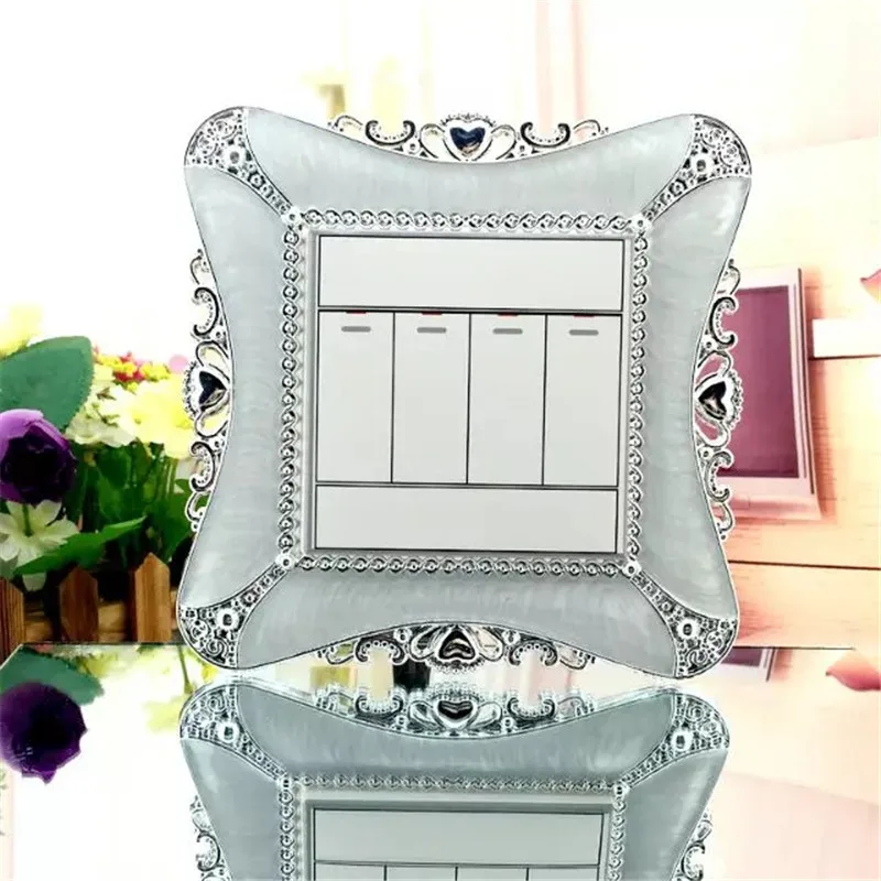 

Pastoral living room bedroom switch stickers decoration living room children's room switch protection cover creative wall sticke