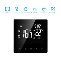 wifi smart thermostat electric floor heating digital temperature controller app control lcd display touch screen toucn switch