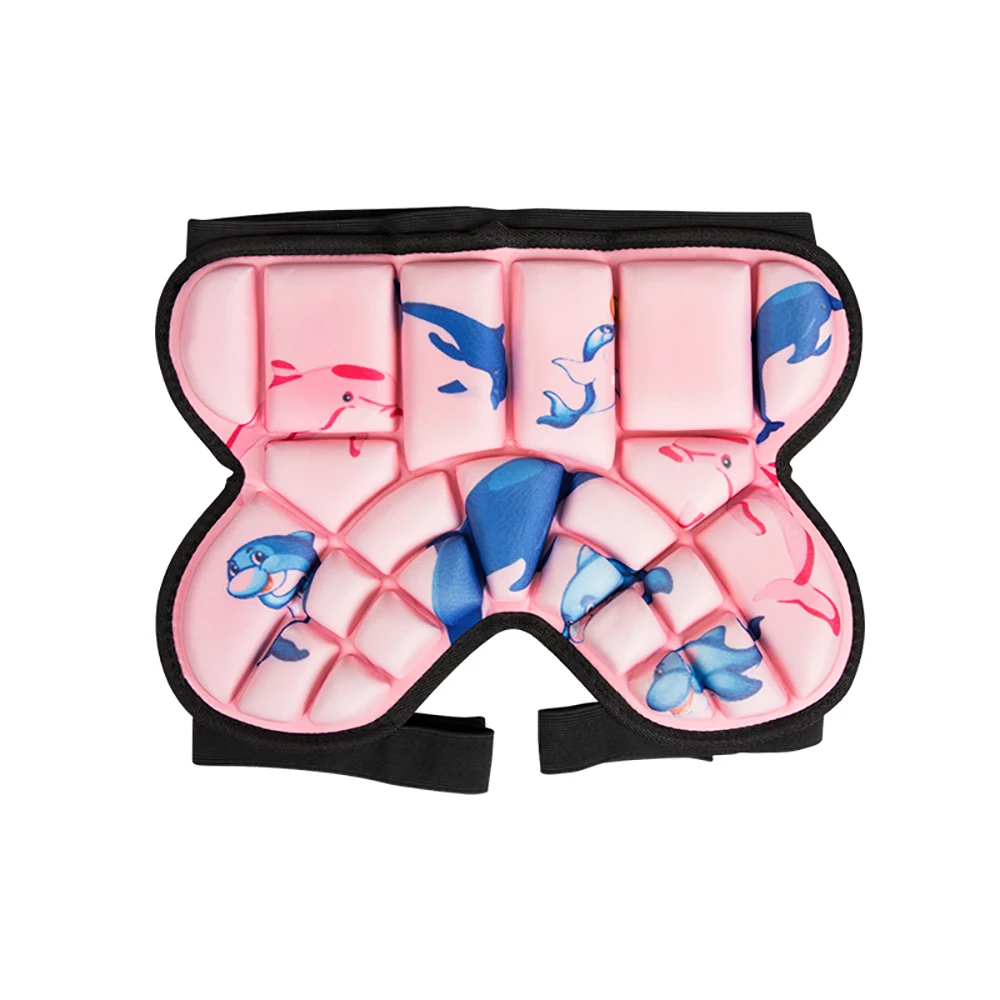 Детские защитные шорты для катания на лыжах с героями мультфильмов утолщенные