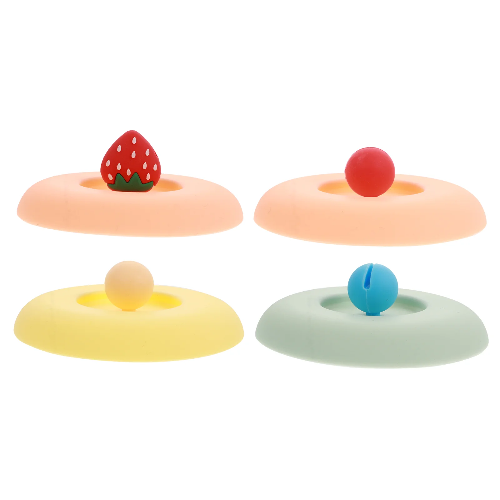 

4 шт., герметичные силиконовые крышки для кружек (разные цвета)