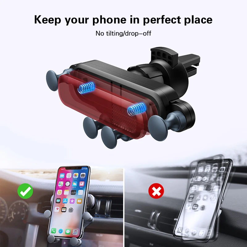 Гравитационный Автомобильный держатель для телефона в автомобиле крепление на