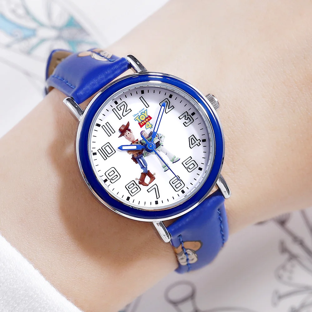 Часы кварцевые водонепроницаемые с браслетом из пу кожи для детей|Детские часы| |