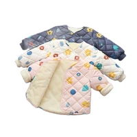 VIDMID Autumn winter new childrens jacket cotton padded clothes with plush and thickened cotton padded clothes coats P5005