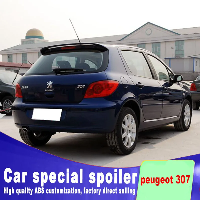 Высококачественный АБС материал для peugeot 307 хэтчбек 2006 2012 заднее окно крыша крыло