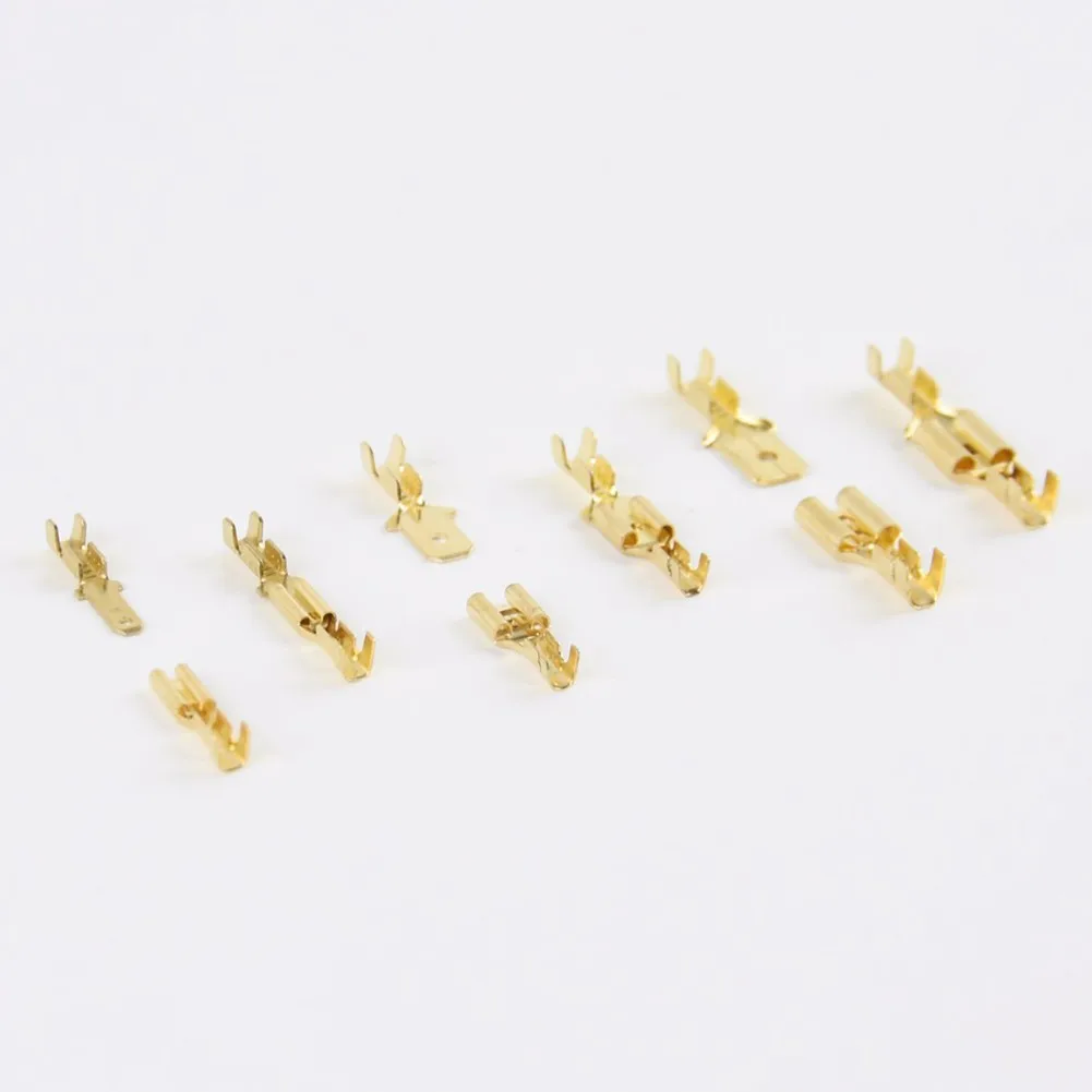 

600 Pieces Of Non-insulated Terminal Connector Set Male And Female Set Wire Power Tool Non-insulated Terminal Connector ASTA