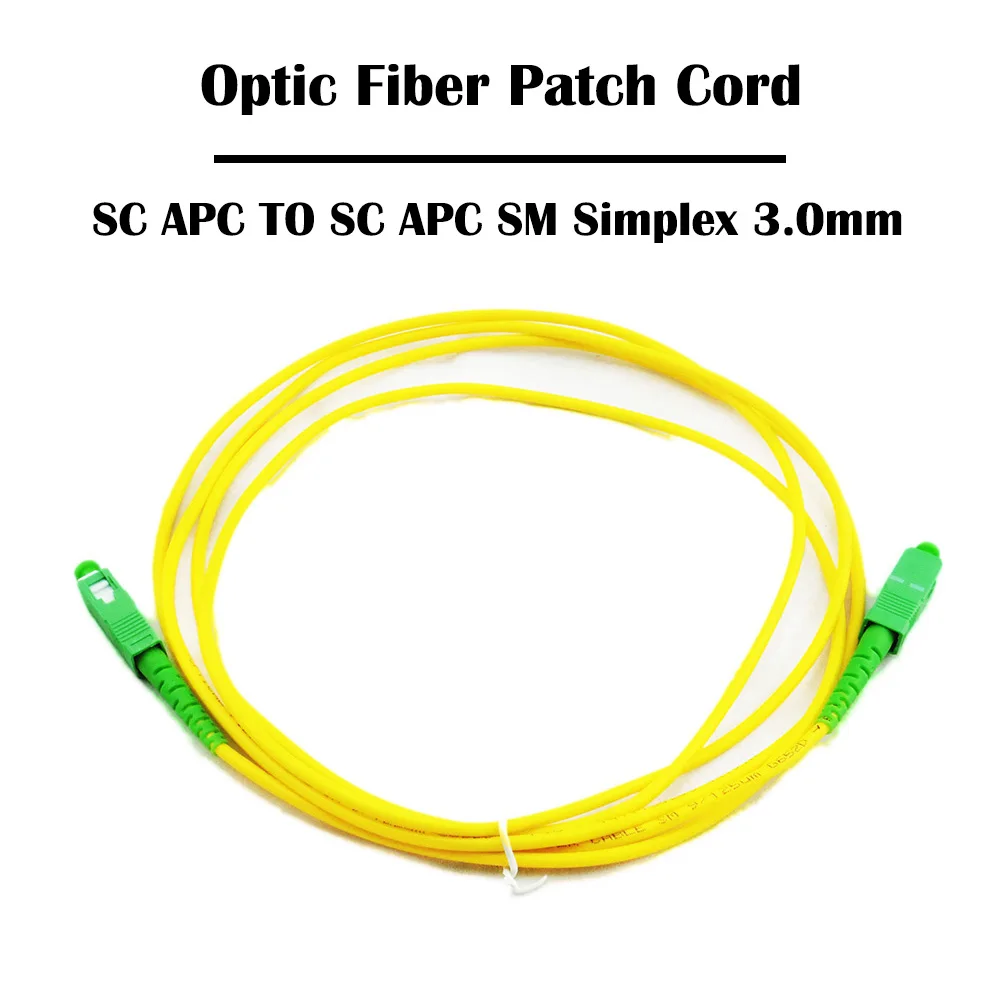 10 шт./лот 2 0 м SC до волоконный патч корд UPC / APC SM Single Mode 9/125 мм OM2/OM1 Multi 1 Гбит/с Simplex 3