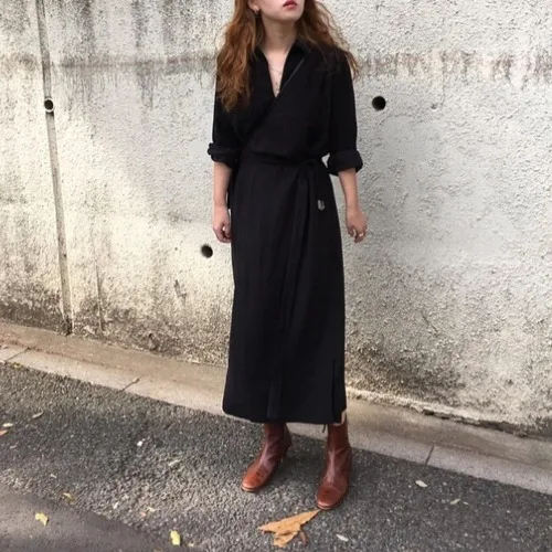 

Women Casual Summer Shirt Dress Autumn Dress 2020 Loose Short Sleeve Dress With Belt Turn Down Collar Autumn Dress Vestidos