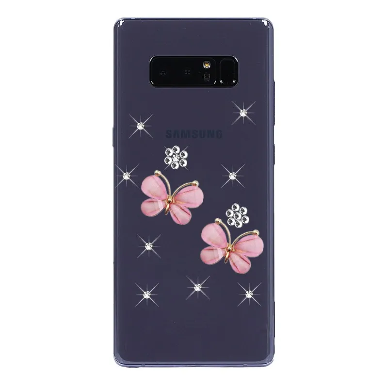 Note 8 9 5 Bling Rhinestone Case for Samsung Galaxy A6 Plus A8 2018 J7 Neo J3 J5 A3 A5 A7 2016 2017 Glitter Phone Cover A2 Core |